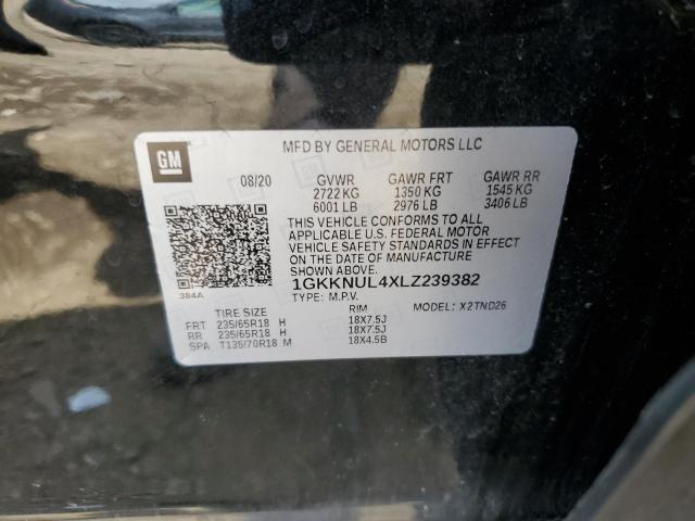 1GKKNUL4XLZ239382 - 2020 GMC ACADIA SLT 黑色 照片 14