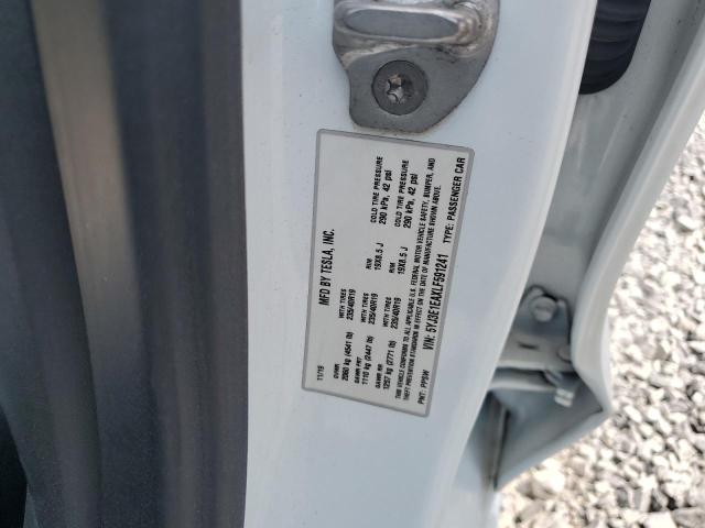 5YJ3E1EAXLF591241 - 2020 TESLA MODEL 3 WHITE photo 12