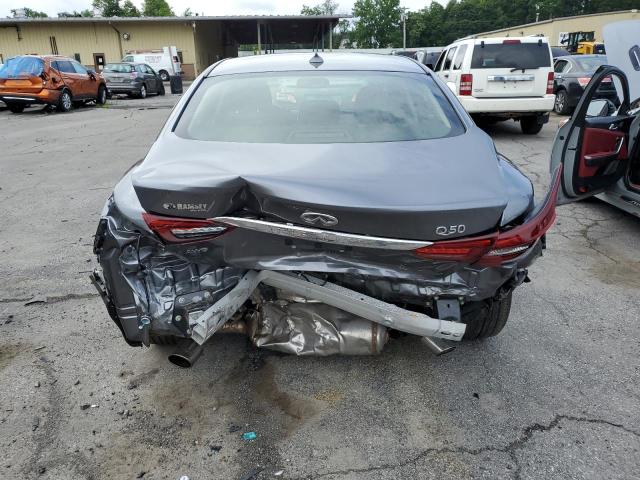 JN1EV7AR9KM558747 - 2019 INFINITI Q50 LUXE GRAY photo 6