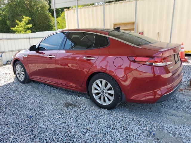 5XXGT4L36JG235943 - 2018 KIA OPTIMA LX RED photo 2