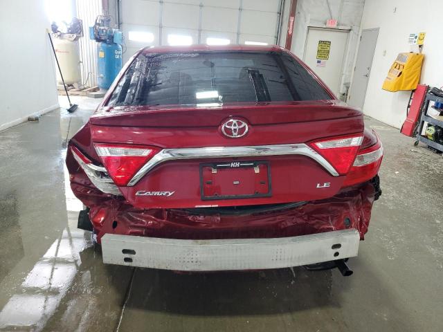 4T1BF1FK4HU800676 - 2017 TOYOTA CAMRY LE 红色 照片 6