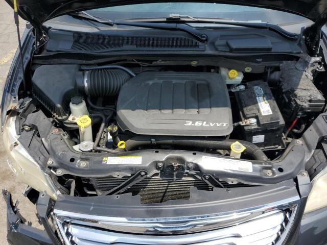 2C4RC1CG4CR134615 - 2012 CHRYSLER TOWN & COU TOURING L CHARCOAL photo 12