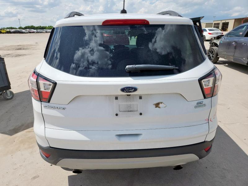 1FMCU0GD6JUA58095 - 2018 FORD ESCAPE SE WHITE photo 6