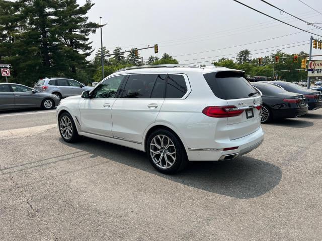 5UXCX4C55KLS38210 - 2019 BMW X7 XDRIVE50I WHITE photo 3