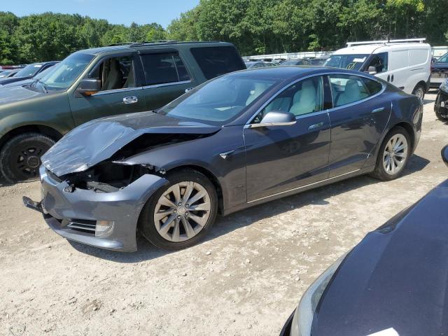 5YJSA1E28JF243466 - 2018 TESLA MODEL S GRAY photo 1