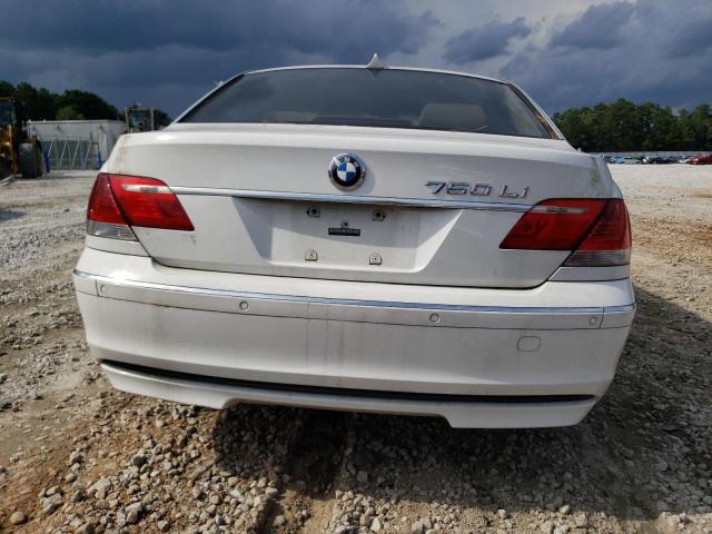 WBAHN83516DT34787 - 2006 BMW 750 LI WHITE photo 6