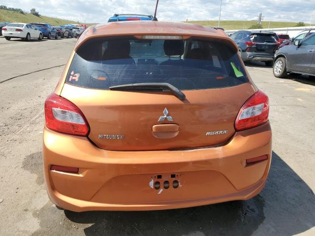 ML32A3HJ1HH013912 - 2017 MITSUBISHI MIRAGE ES ORANGE photo 6