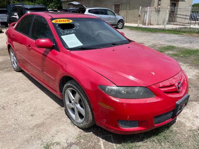 1YVHP80D585M07336 - 2008 MAZDA 6 S RED photo 1