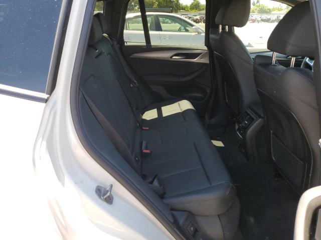 5UXTY3C01M9E52030 - 2021 BMW X3 SDRIVE30I WHITE photo 10