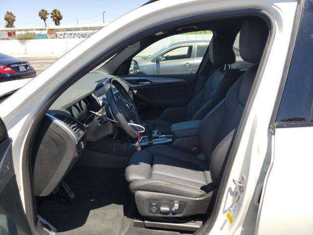 5UXTY3C01M9E52030 - 2021 BMW X3 SDRIVE30I WHITE photo 7