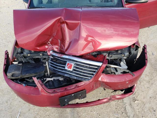 1G8AL55F57Z181439 - 2007 SATURN ION LEVEL 3 RED photo 11