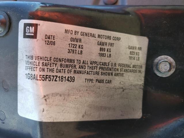 1G8AL55F57Z181439 - 2007 SATURN ION LEVEL 3 RED photo 13