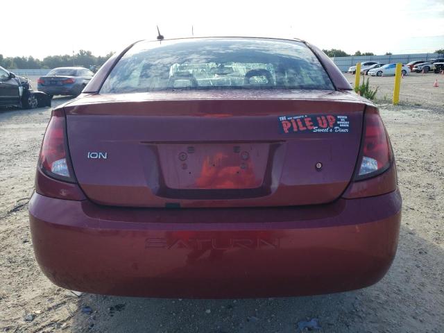 1G8AL55F57Z181439 - 2007 SATURN ION LEVEL 3 RED photo 6