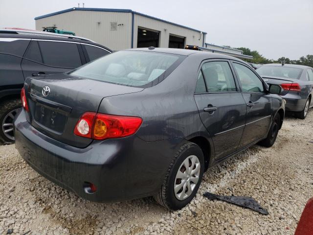 2T1BU4EE3AC368236 - 2010 TOYOTA COROLLA BASE GRAY photo 3