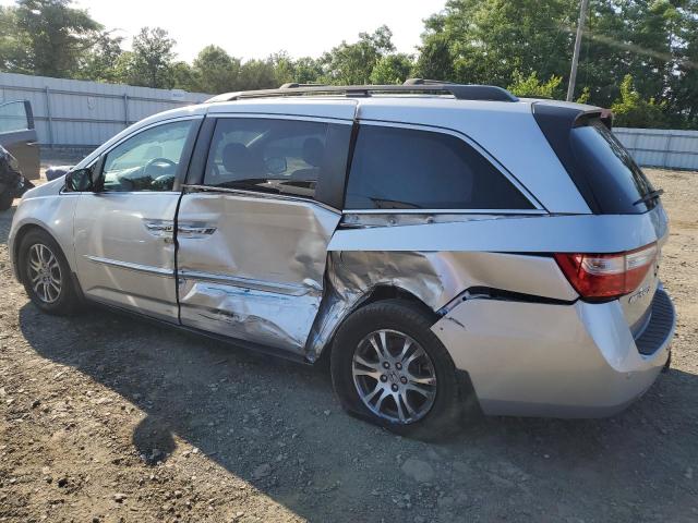 5FNRL5H46BB070075 - 2011 HONDA ODYSSEY EX SILVER photo 2