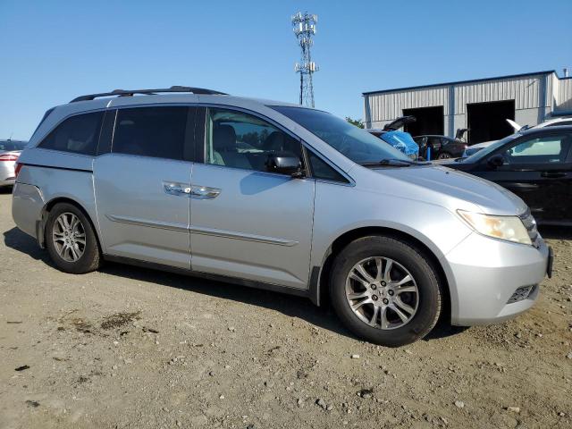 5FNRL5H46BB070075 - 2011 HONDA ODYSSEY EX SILVER photo 4