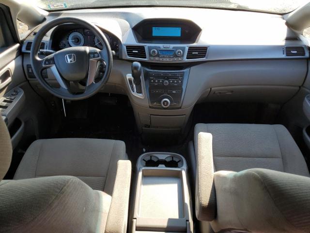 5FNRL5H46BB070075 - 2011 HONDA ODYSSEY EX SILVER photo 8