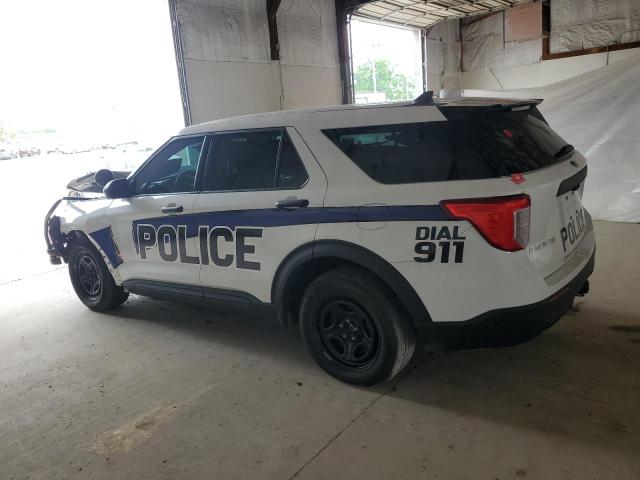 1FM5K8AC9MNA02454 - 2021 FORD EXPLORER POLICE INTERCEPTOR WHITE photo 2
