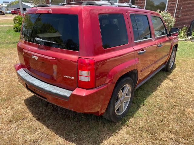 1J8FT48W77D251868 - 2007 JEEP PATRIOT LIMITED RED photo 4