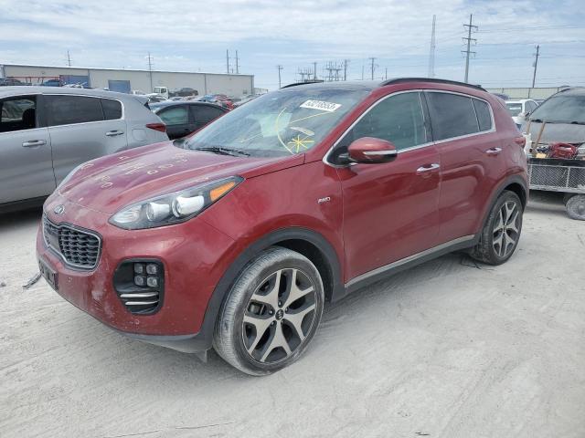 KNDPRCA63J7352099 - 2018 KIA SPORTAGE SX RED photo 1