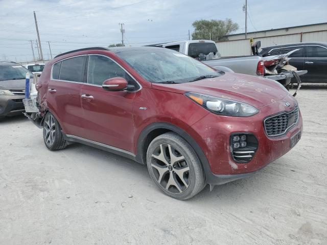 KNDPRCA63J7352099 - 2018 KIA SPORTAGE SX RED photo 4