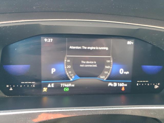 3VV3B7AX1NM039276 - 2022 VOLKSWAGEN TIGUAN SE WHITE photo 9