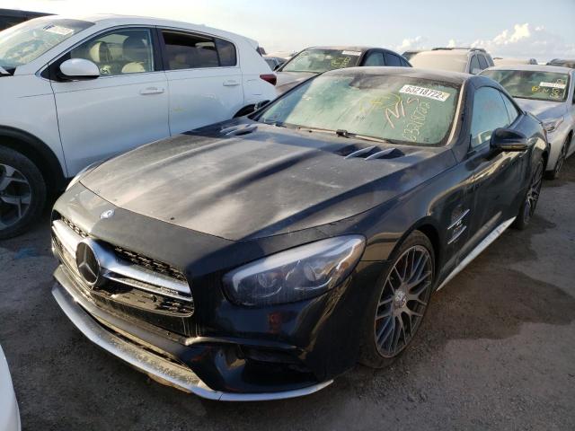 WDDJK7EA0HF046824 - 2017 MERCEDES-BENZ SL 63 AMG BLACK photo 2