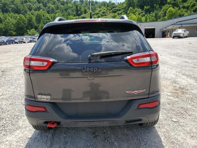 1C4PJMBB8FW615953 - 2015 JEEP CHEROKEE TRAILHAWK GRAY photo 6