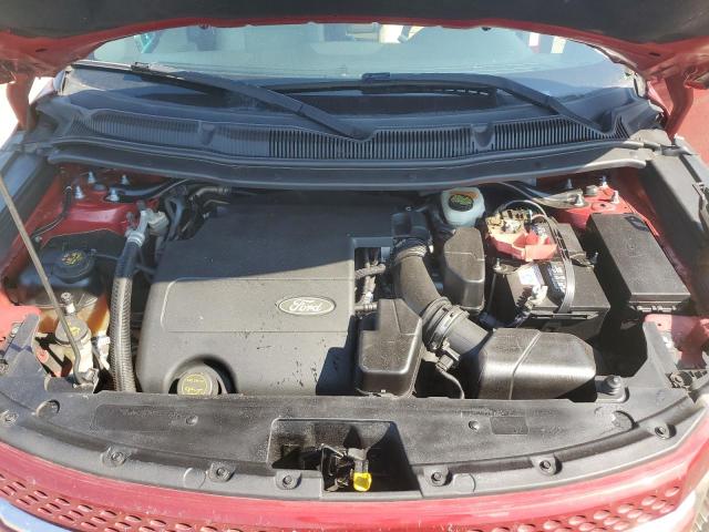 1FM5K7F89EGC39739 - 2014 FORD EXPLORER LIMITED 红色 照片 12