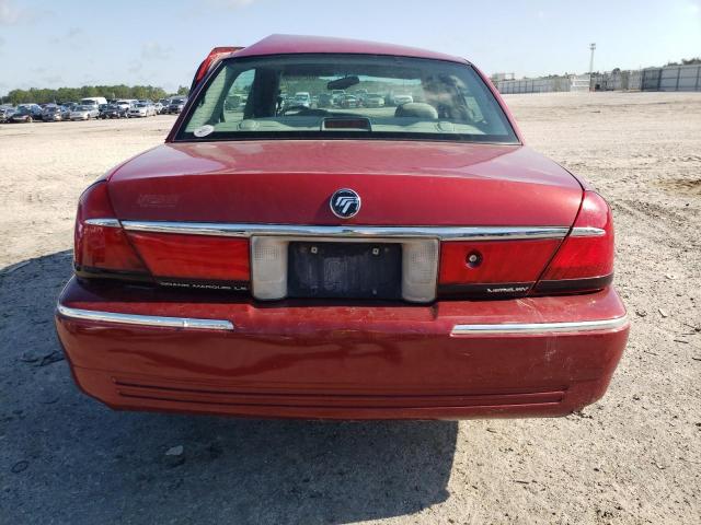 2MEFM75W71X633150 - 2001 MERCURY GRAND MARQ LS BURGUNDY photo 6