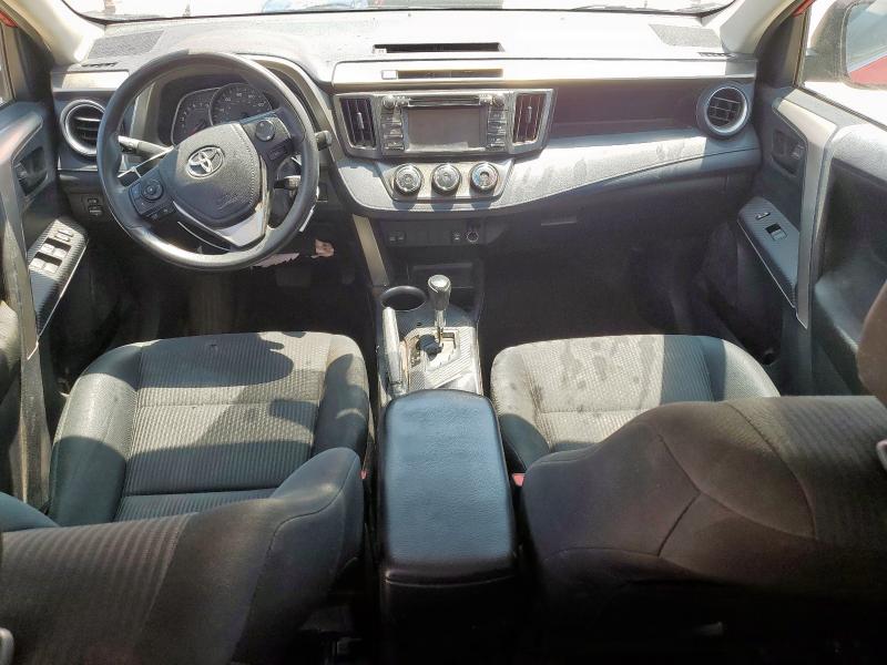 2T3ZFREV3EW093520 - 2014 TOYOTA RAV4 LE RED photo 8