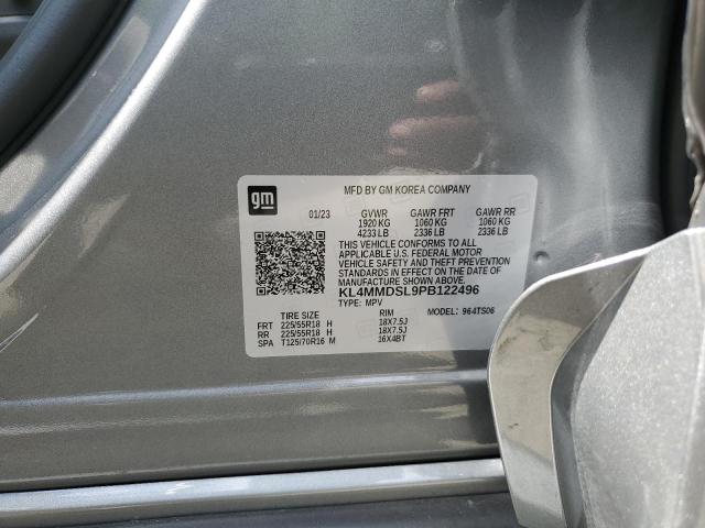 KL4MMDSL9PB122496 - 2023 BUICK ENCORE GX SELECT SILVER photo 13