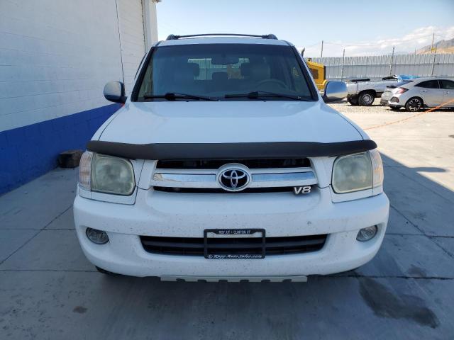 5TDBT48A17S291233 - 2007 TOYOTA SEQUOIA LIMITED WHITE photo 5