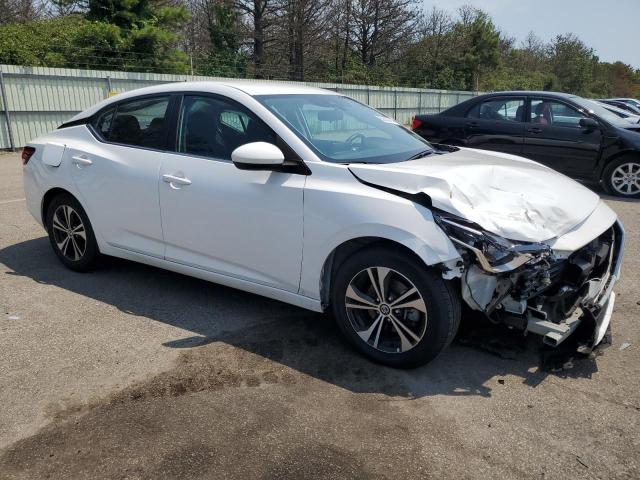 3N1AB8CV7NY315317 - 2022 NISSAN SENTRA SV WHITE photo 4