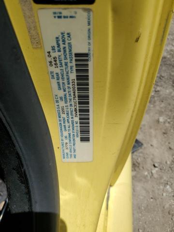 3VWBK31C75M400331 - 2005 VOLKSWAGEN NEW BEETLE GL 黄色 照片 12