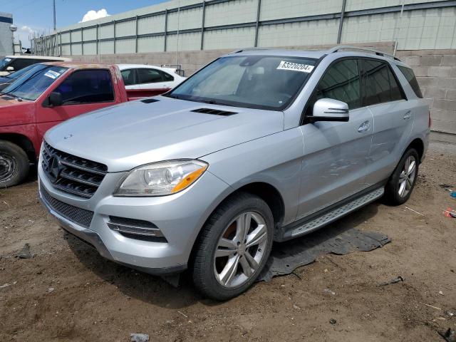 4JGDA5HB1FA479349 - 2015 MERCEDES-BENZ ML 350 4MATIC SILVER photo 1