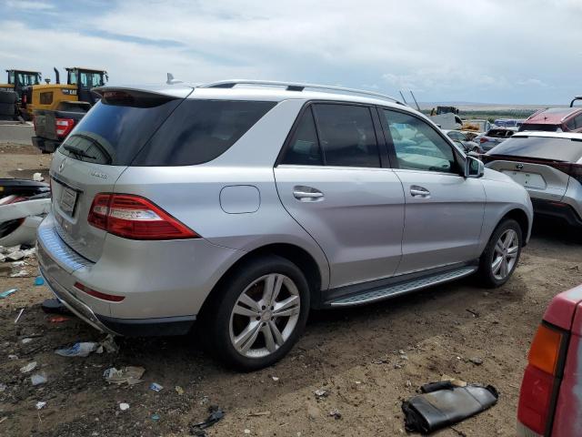 4JGDA5HB1FA479349 - 2015 MERCEDES-BENZ ML 350 4MATIC SILVER photo 3