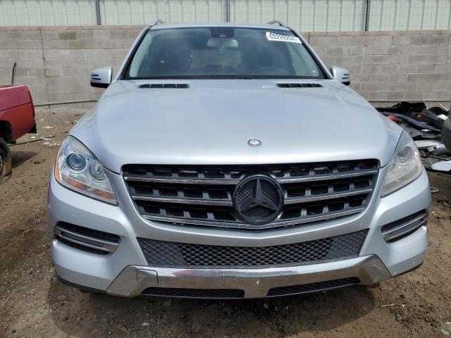 4JGDA5HB1FA479349 - 2015 MERCEDES-BENZ ML 350 4MATIC SILVER photo 5
