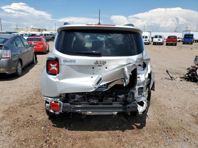 ZACNJABB2LPL43606 - 2020 JEEP RENEGADE LATITUDE SILVER photo 6