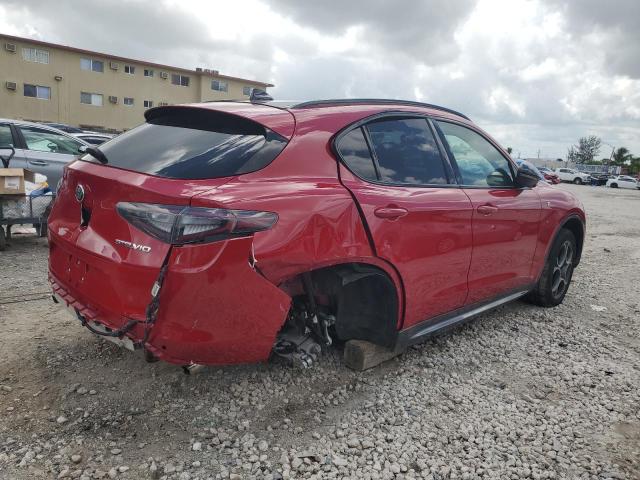 ZASPAKBN7R7D70650 - 2024 ALFA ROMEO STELVIO TI RED photo 3