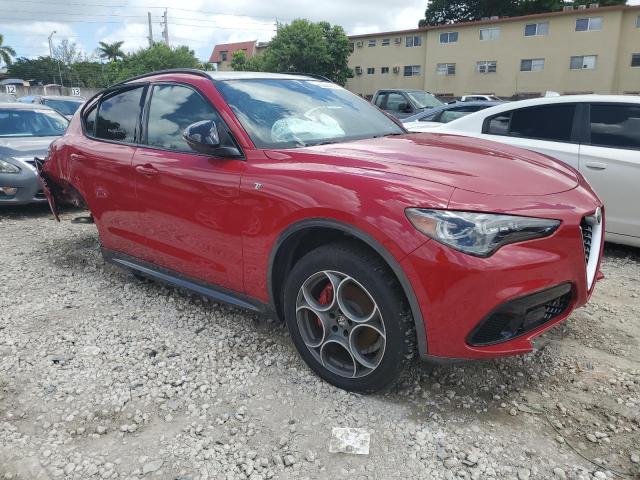 ZASPAKBN7R7D70650 - 2024 ALFA ROMEO STELVIO TI RED photo 4