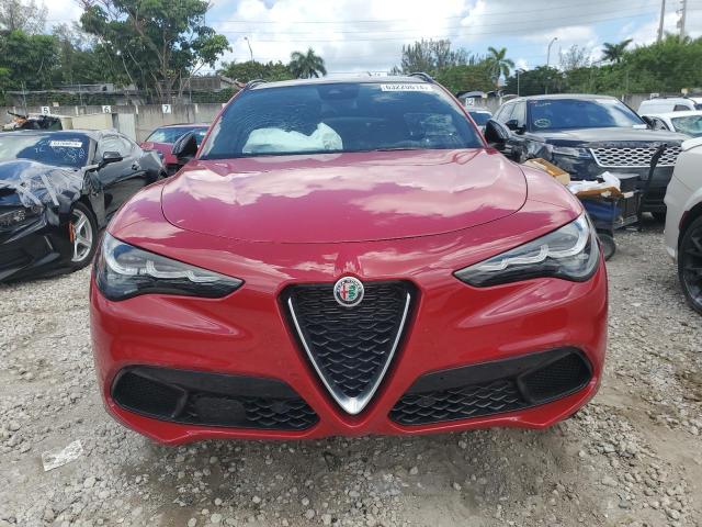 ZASPAKBN7R7D70650 - 2024 ALFA ROMEO STELVIO TI RED photo 5