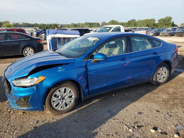 3FA6P0G7XLR232351 - 2020 FORD FUSION S BLUE photo 1