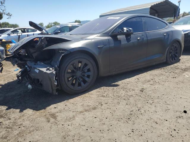 5YJSA1E25HF215019 - 2017 TESLA MODEL S შავი ფოტო 1