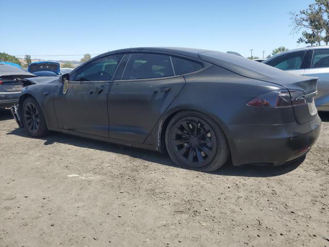 5YJSA1E25HF215019 - 2017 TESLA MODEL S შავი ფოტო 2