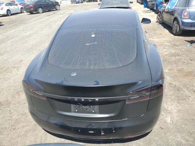 5YJSA1E25HF215019 - 2017 TESLA MODEL S შავი ფოტო 6