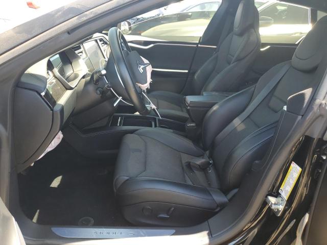 5YJSA1E25HF215019 - 2017 TESLA MODEL S შავი ფოტო 7