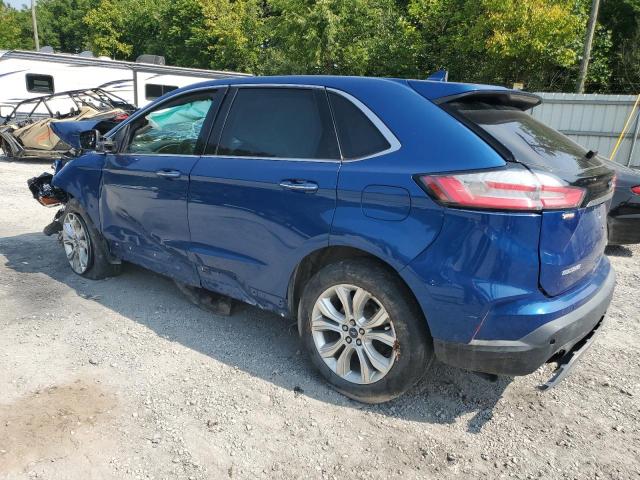 2FMPK4K99LBA20595 - 2020 FORD EDGE TITANIUM BLUE photo 2