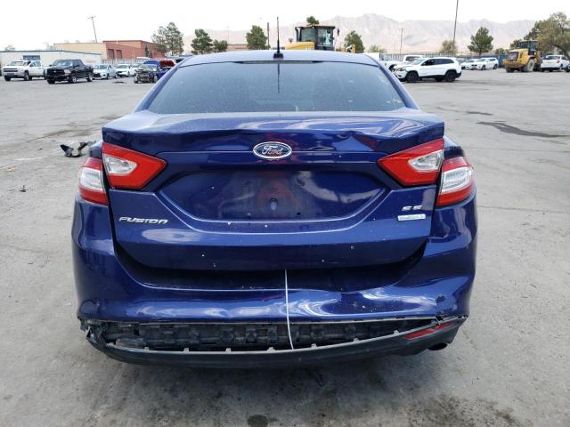 3FA6P0HRXDR220928 - 2013 FORD FUSION SE BLUE photo 6