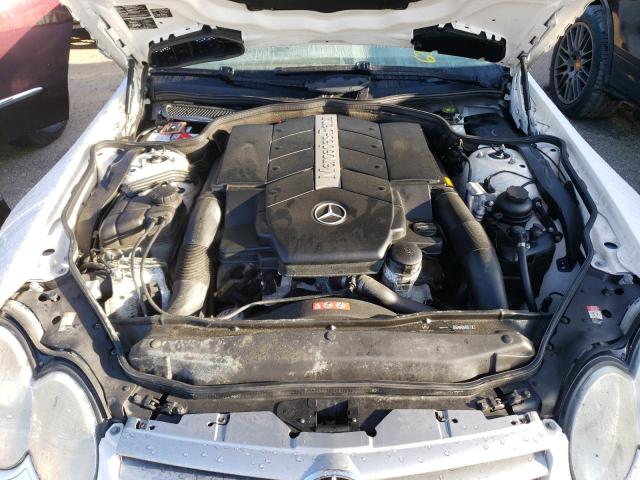 WDBSK75F04F084721 - 2004 MERCEDES-BENZ SL 500 WHITE photo 7